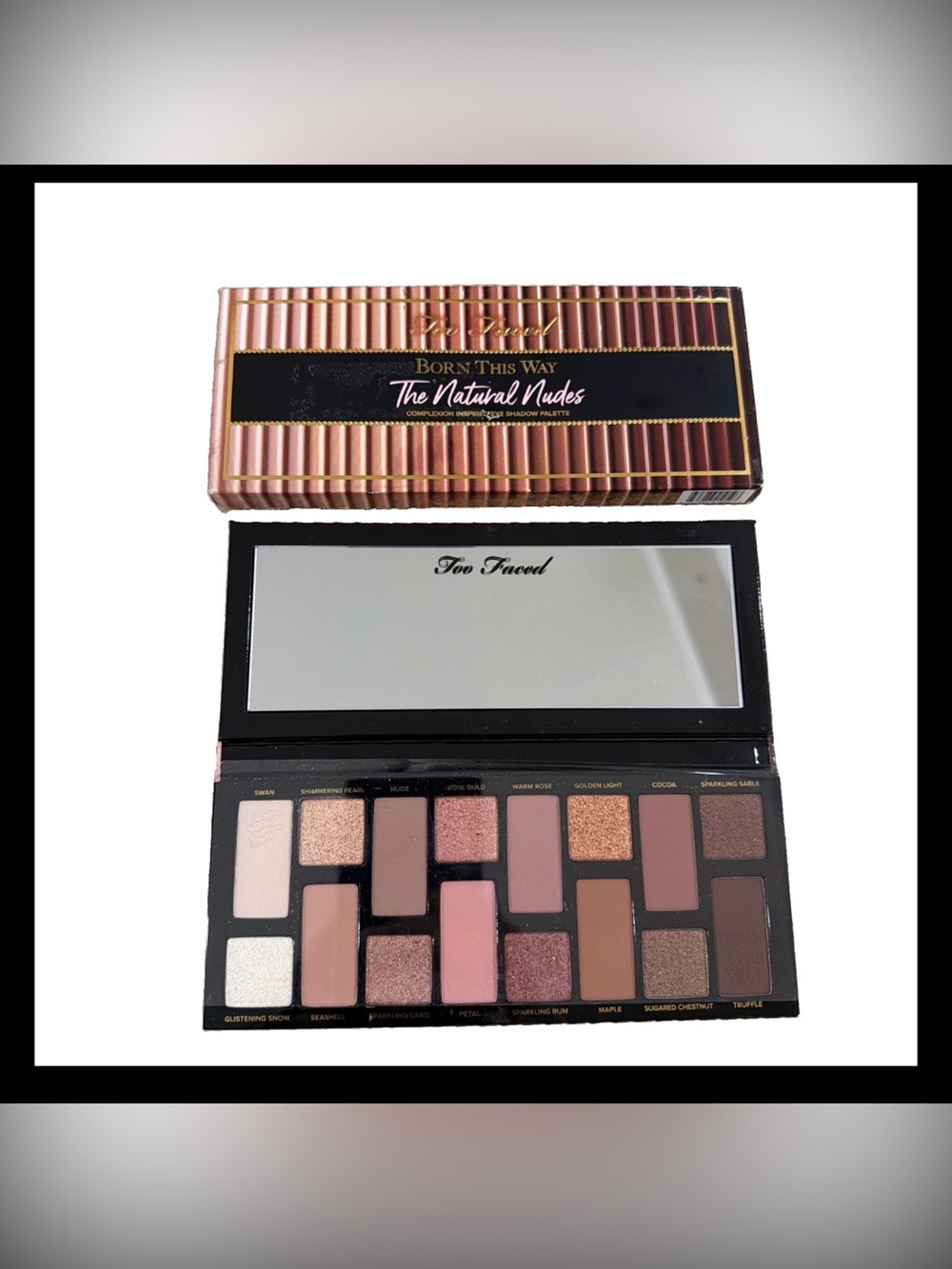 Too Faced BORN THIS WAY The Natural Nudes Eye Shadow Palette 16 Shades NIB